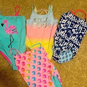 Girls Swim Bundle. All one pieces. Sizes 12-14.